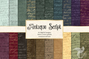 Antique Script Digital Paper: A Timeless Tool for Creative Design