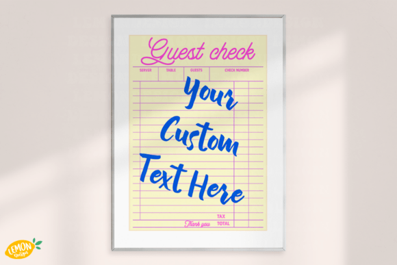Custom Trendy Guest Check PNG: A Strategic Tool for Creative and Professional Use