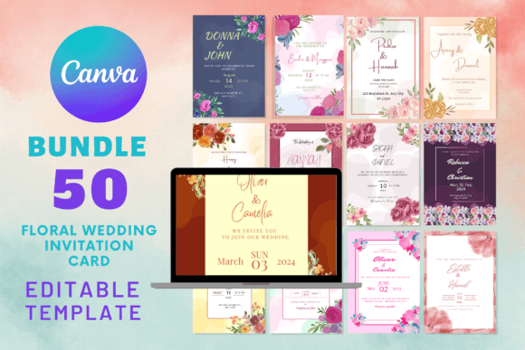 Floral Wedding Invitation Card: A Timeless Elegance in Modern Design