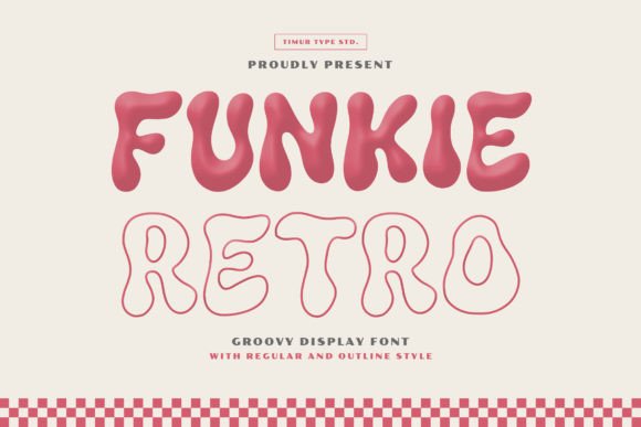 Funkie Retro: A Standout Display Font for Creative Expression