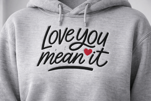 Love You Mean It: A Timeless Embroidery Design for Modern Romance